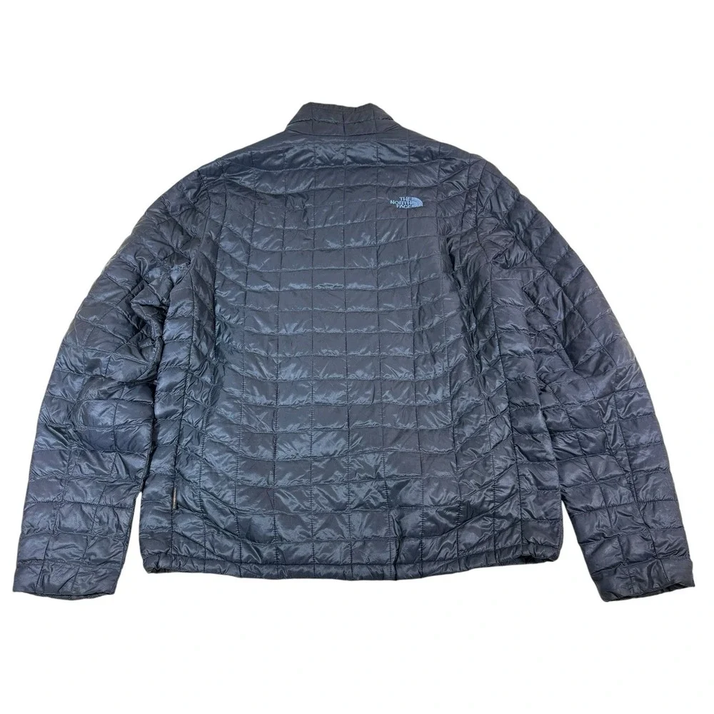 The North Face ThermoBall Eco Jacket Insulated Quilted Mens Large Blue Outdoor